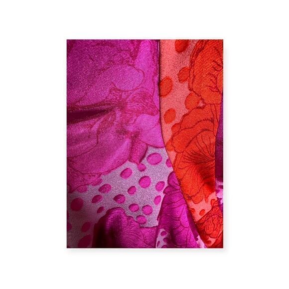 Le Superbe Aurora Flora Lil Flirt Mini Dress Sz 6 | Pink & Orange | NWT Designer - Picture 4 of 9